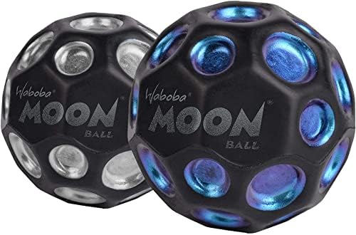 Funstuff Waboba Moon 2 חבילה חבילה | WABOBA כדורי קפיצה בצד האפל של הירח | כדורים מקפצים